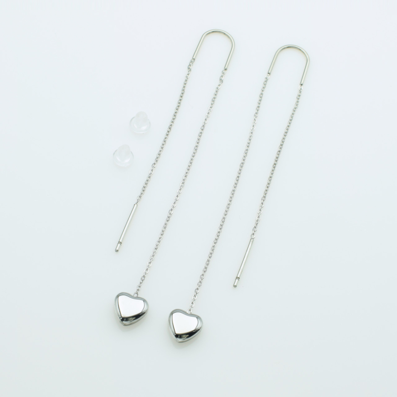 XUPING Сережки Сталь Висота 7.5см, Ширина 0.7см