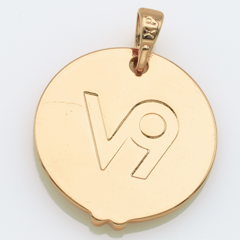 XUPING Кулон Позолота РВ Знак зодіаку Козеріг, Висота 2.4см, Ширина 1.8см