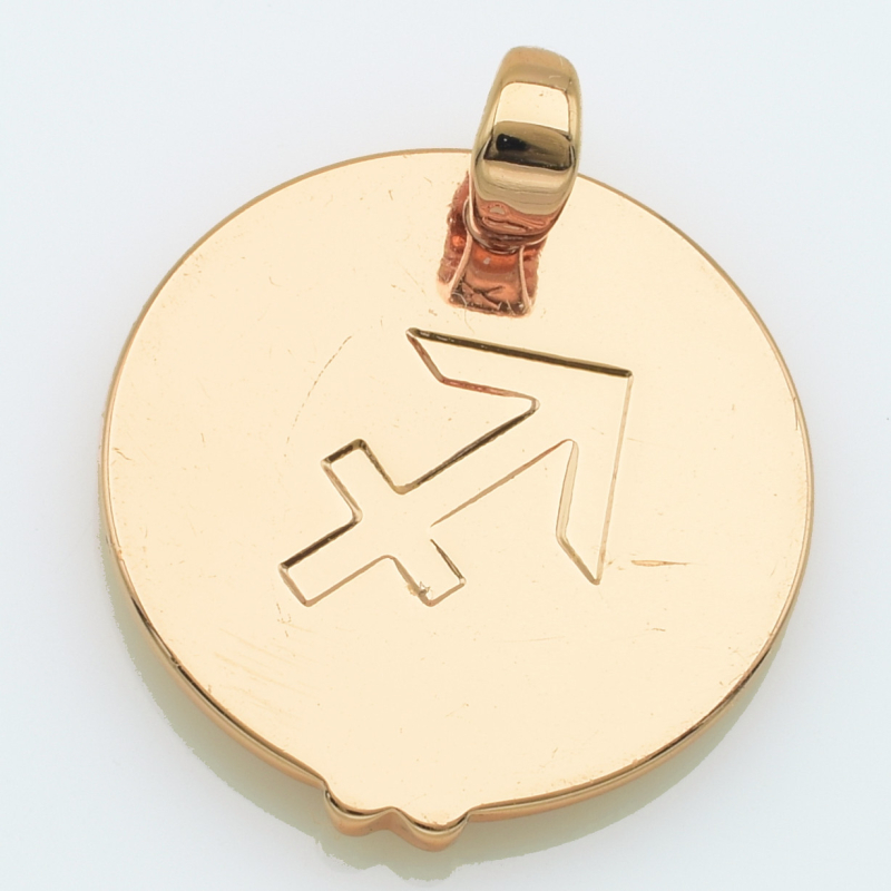 XUPING Кулон Позолота РВ Знак зодіаку Стрілець, Висота 2.4см, Ширина 1.8см