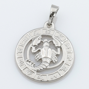 XUPING Кулон Родий Знак Зодиака Рак Высота 2.8см, Ширина 2см