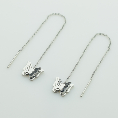 XUPING Сережки Сталь Висота ≈10см, Ширина 1см