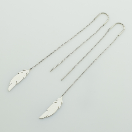 XUPING Сережки Сталь Висота ≈10.5см, Ширина 0.6см