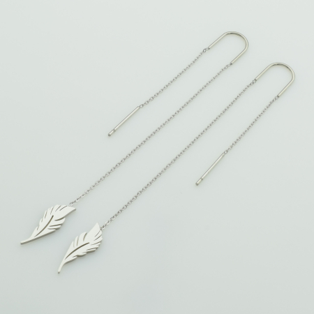XUPING Сережки Сталь Висота ≈8.7см, Ширина 0.6см