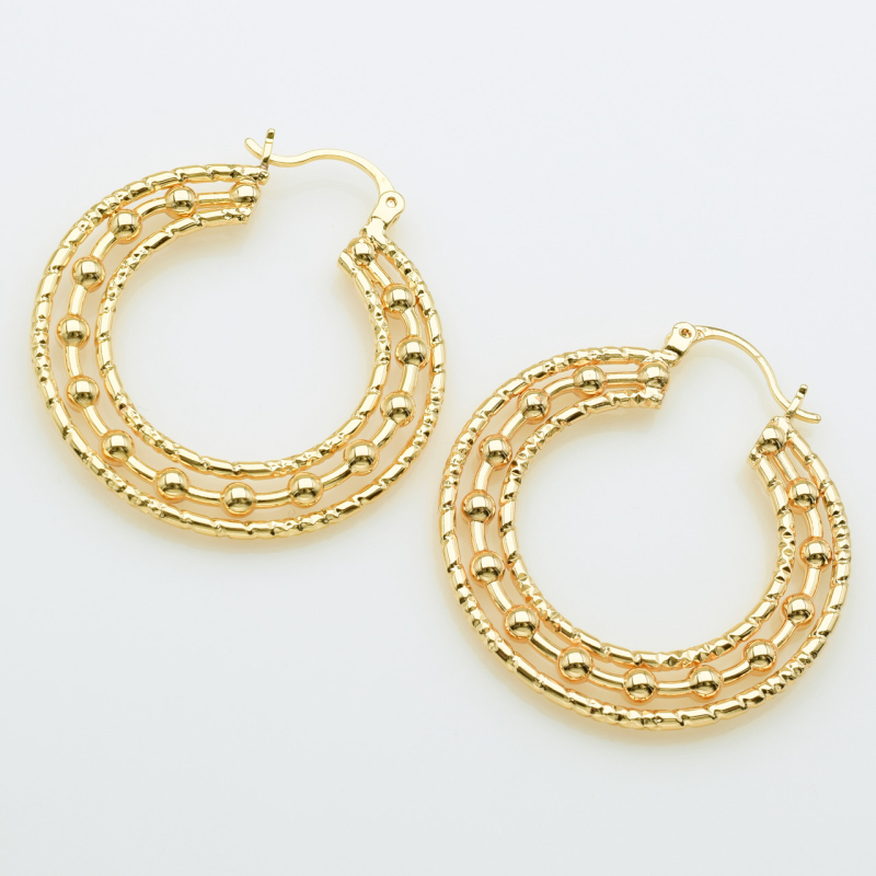 XUPING M&L Сережки Позолота 18к Висота 3.8см, Ширина 0.3см
