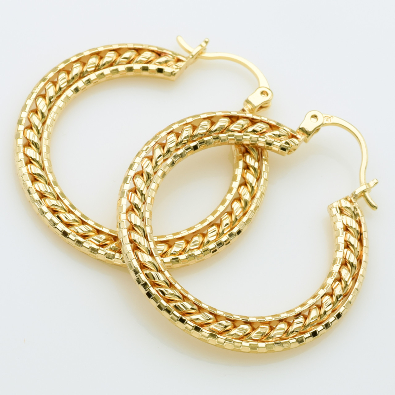 XUPING M&L Сережки Позолота 18к Висота 3.5см, Ширина 0.3см